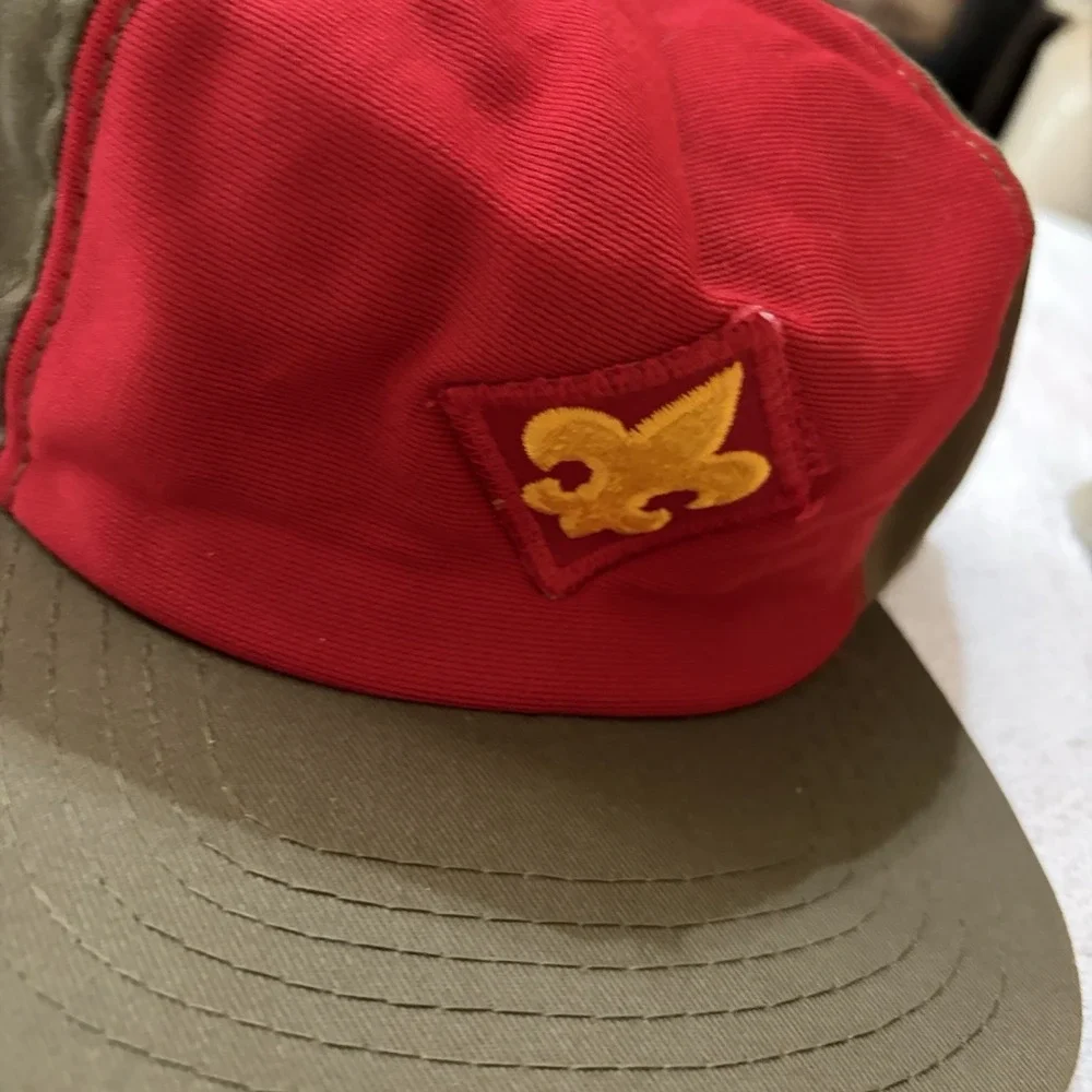 RARE VINTAGE BOY SCOUTS of AMERICA Made In USA Hat Cap Baseball Outdoors